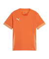PUMA teamGOAL Matchday Trikot Kids Orange Weiss F08