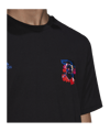adidas Pogba Icon Graphic T-Shirt Schwarz Blau - schwarz