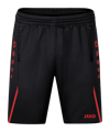 JAKO Challenge Trainingsshort Schwarz Rot F812