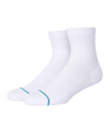 Stance Icon Quarter Socken 3er Pack Weiss Blau - weiss