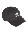 adidas Originals Adicolor Washed Cap Schwarz Weiss - schwarz