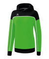 Erima Change By Hoody Dames Groen Zwart  