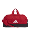 adidas Tiro League Duffel Bag Maat M Rood Wit  