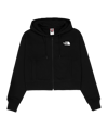 The North Face IconCrop Kapuzenjacke Damen Schwarz - schwarz