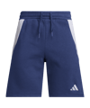 Short enfant adidas Tiro 24 bleu foncé blanc 