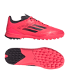 adidas F50 League TF Kids Vivid Horizon Pink Schwarz