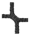 Filet de but Cawila 3MM M100 240x160m 10x10m noir 