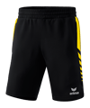 Short Erima Six Wings noir jaune 