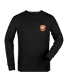 11ts Academy Sweatshirt Brustlogo Schwarz
