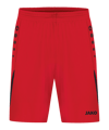 JAKO Challenge Short Damen Rot Schwarz F101