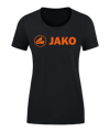 JAKO Promo T-Shirt Damen Schwarz Orange F506