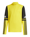 adidas Squadra 25 HalfZip Sweatshirt Kids Geel 