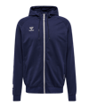 Hummel Move Grid Trainingsjack Blauw F7026  