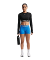 Nike Pro Mid-Rise 3" Court Femmes Bleu C435