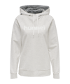Sweat à capuche avec logo coton femme Hummel Cotton blanche F9158