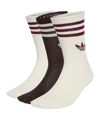 adidas 3 Stripes Crew 3er Pack Socken Weiß