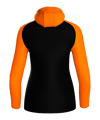 JAKO Icon Kapuzenjacke Damen Schwarz Orange F807 - orange
