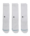 Stance Uncommon Solids Icon Socks 3er Pack Weiss - weiss