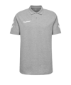 Hummel Cotton Poloshirt Kids Grau F2006