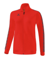 Erima Essential Team Tracktop Jas Dames Rood Grijs 