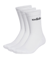 adidas Linear Crew Cushioned Socken 3 Paar Weiss