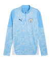 PUMA Manchester City Training 1/4 Zip Sweatshirt Bleu C01