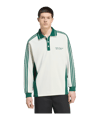 adidas Originals Polo Langarm Weiß