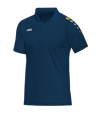 JAKO Classico Poloshirt Blau Gelb F42