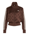adidas Originals Satin Polka Dots Jacke Damen Braun