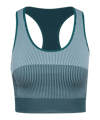 hummel Yoga Seamless Crop Tanktop Dames Blauw K7280