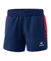 Short Worker Erima Six Wings femmes bleu foncé rouge