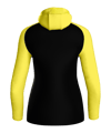 JAKO Iconic Kapuzenjacke Damen Schwarz Gelb F808 - schwarz