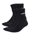 adidas Linear Crew Cushioned 6 Pair Chaussettes Noir