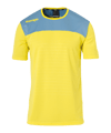 Maillot Kempa Emotion 2.0 enfants jaune bleu F06 