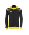 Uhlsport Goal Veste à Capuche Noir Jaune F08 