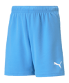 Short enfant PUMA teamRISE bleu blanc F18 