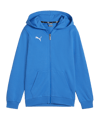 Veste à capuche PUMA teamGOAL Casuals enfants bleu F02