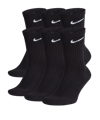 Nike Everyday Cushion Crew 6er Pack Chaussettes Noir C010