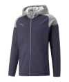 PUMA TeamCUP Casuals Jack Met Capuchon Blauw Grijs F06