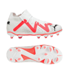 Chaussures PUMA FUTURE Match FG/AG Jr enfants blanc noir F01