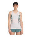 adidas Adizero Archive Running Singlet Débardeur Femmes Blanc