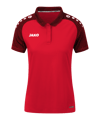 JAKO Performance Poloshirt Damen Rot Schwarz F101