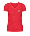 Tsvsho V Neck stemma donna rosso