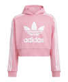 adidas Originals Adicolor Cropped Hoodie Pink - rosa
