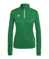 adidas Entrada 22 HalfZip Sweatshirt Damen Grün