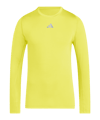 adidas Techfit Longsleeve Manica Lunga Giallo 