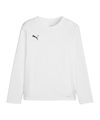 PUMA teamGOAL Trikot Langarm Kids Weiss Schwarz F04
