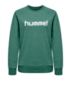 Hummel Cotton Logo Sweatshirt Damen Grün F6140