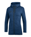 JAKO Premium Basic Giacca con cappuccio Donna Blu C49