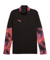 PUMA Individualcup 1/4 Sweatshirt Met Rits Zwart F07